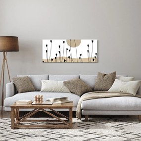 Obraz - Grafická lúka N⁰2 (120x50 cm)