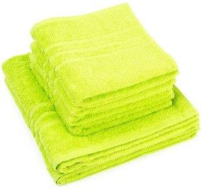 Profod Sada uterákov a osušiek Classic zelená, 4 ks 50 x 100 cm, 2 ks 70 x 140 cm, 4 ks 50 x 100 cm, 2 ks 70 x 140 cm