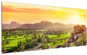 Obraz Hampi údolí v Indii (120x50 cm)