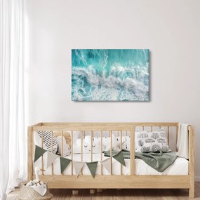 Obraz - Pohľad na vlny oceánu (90x60 cm)