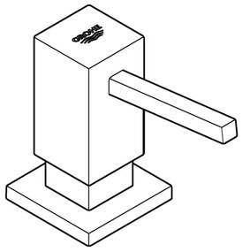 GROHE 40535GL0 - Dávkovač mydla COSMOPOLITAN 500 ml zlatý