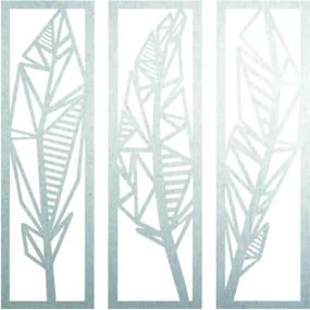 SENTOP | Moderný trojdielny obraz banánové listy | SENTOP PR0432