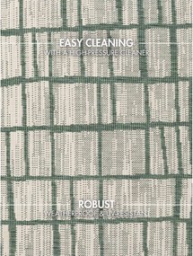 Zelený/krémovobiely okrúhly vnútorný a vonkajší koberec ø 160 cm Haringey Crouch – Ted Baker