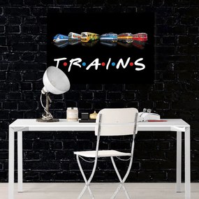 Obraz Trains (Rozmer obrazu: 90x60)