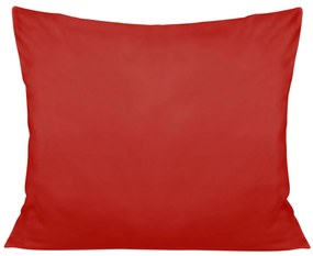 SATÉNOVÁ OBLIEČKA NA VANKÚŠ 50X80 CM ČERVENÁ