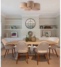 Duolla - Stropné svietidlo ROLLER PENTO 5xE27/60W/230V béžová