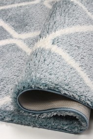 Koberec Boho 613 BLUE/CREAM rozmery koberec: 120x170 cm