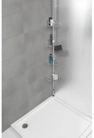 WENKO 21803100 – Rohová polica DOLCEDO 31 x 275 cm, nerez/lesklý chróm