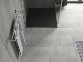 Mexen Hugo, SMC štvorcová sprchová vanička 80 x 80 cm, čierna matná, 42708080