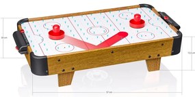 Popular 92224 Hra stolná drevená - Air hockey