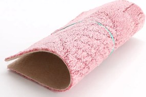AKCIA: 80x475 cm Koberec metráž Bossanova 62, šíře, ružová, filc, obývacia izba, ITC