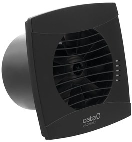 Cata Cata, UC-12 T kúpeľňový ventilátor axiálny s časovačom, 12W, potrubie 120mm, čierna, 01302000