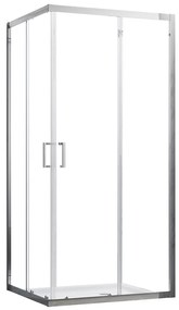 Sprchový kút štvorcový Mika 80x80x190 chróm