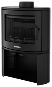 Krbové kachle Modena, 7,5 kW, vykurovacia schopnosť: 175 m³, liatinové, čierne