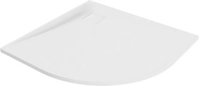 Mexen Bert polkruhový sprchový kút SMC 90 x 90 cm, biely - 4KR109090