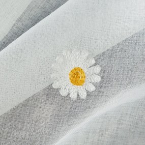 KRÁTKA ZÁCLONA NA PÚTKACH BELLIS 150X70 CM KVETY