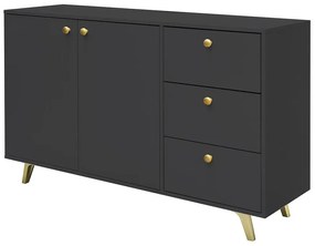 Komoda Siena čierna