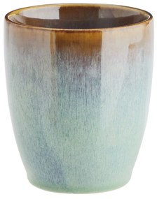 MADAM STOLTZ Kameninový hrnček Green Reactive Glaze 200 ml