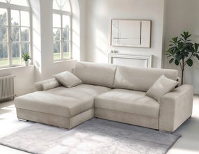 XXXLutz ROHOVÁ SEDAČKA, textil, béžová MID.YOU - Sedačky - 000694008101