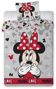 FARO Obliečky Minnie bozkanie  Bavlna 140/200, 70/90 cm