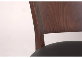 XTON 917 UP AMERICAN WALNUT DREVENÁ STOLIČKA S PODSEDÁKOM brown