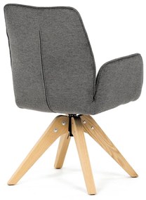 Jedálenská stolička DCH-C2148 GREY2 s vodoodolnýmpoťahom