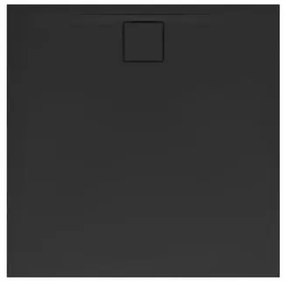 Sprchová vanička štvorcová SAT Vision 90x90 cm liaty mramor čierna SATSVVI90QC, 1 ks