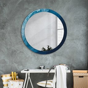 Okrúhle ozdobné zrkadlo Abstraktné umenie fi 90 cm