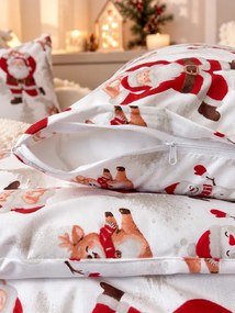 Detské vianočné obliečky do postieľky Santa Claus 90×130/45×65 cm