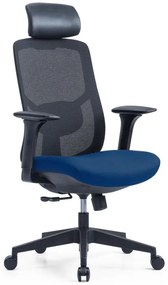 OFFICE MORE Kancelárska stolička PYLON modrá