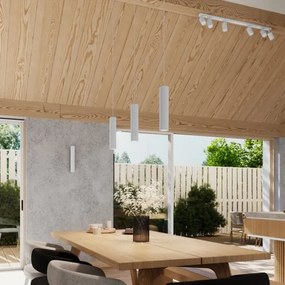 Sollux SL.1547 - Bodové svietidlo KARBON 6xGU10/10W/230V biela