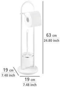 WENKO 17092100 - WC kefa SIENA 19x63 cm biela/satén