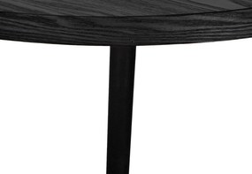 Konferenčný stolík mesa l ø 60 x 34 cm čierny MUZZA