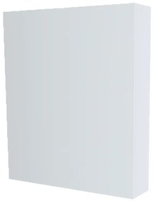 Mereo, Mereo Kúpeľňová zrkadlová skrinka 60 cm, galerka, 1x dvierka ľavá, Multidecor, Biela Arctic, MER-CN798G61BIAA