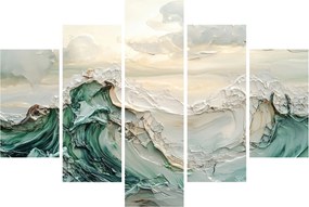 Obraz - 3D abstrakcie mora (150x105 cm)