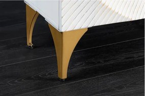 Komoda 48108 Bailey 100cm Drevo Mango Bielené  - Komfort-nábytok