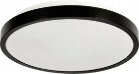 LED stropné svietidlo 2xE27 IP20 LARI-R ČIERNA + 2xE27 10W teplá biela sviečka