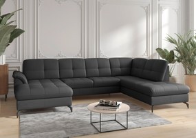 XXXLutz SEDACIA SÚPRAVA, koža, čierna Sit & More - Sedačky - 00014401626N