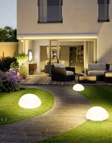 Záhradná lampa polguľa Atmosphere L 50 cm