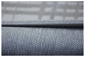 Kusový koberec PP Mriežka sivý 120x170cm
