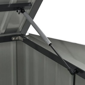 Kovový prístrešok, 3 popolnice, výklopné veko, 200×105×128cm