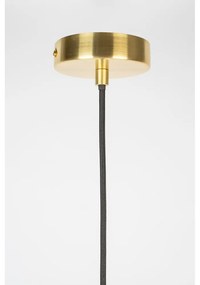 Závesné svietidlo v zlatej farbe so skleneným tienidlom ø 12 cm Robin - White Label