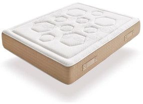 Tvrdý/stredne tvrdý pružinový obojstranný termoregulačný matrac 160x200 cm Hexaflex Bagged Springs Gel – Moonia