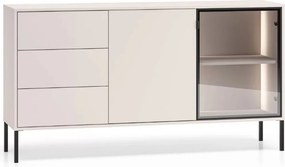 Komoda Harmona 160 cm s osvetlením - kašmírová