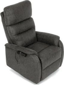 Polohovacie kreslo čierne, elektrické TV-L8904 BK3