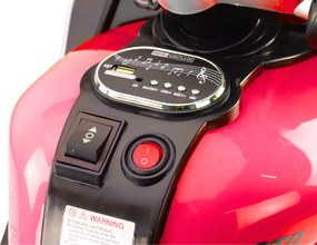 LEAN CARS Motocykel HT-5188 červený