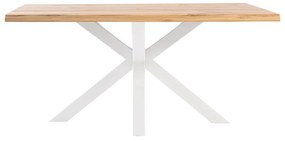 Stôl cerga 140 x 90 cm biely MUZZA