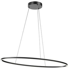 Redo 01-3339 - LED stmievateľný luster na lanku LEO LED/48W/230V čierny