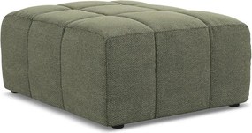 Zelená podnožka z textílie buklé Aloha – Makamii