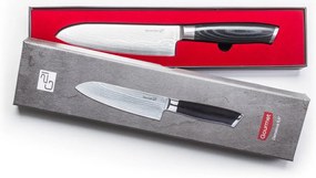 Súprava nožov G21 Gourmet Damascus v bambusovom bloku 4 ks + brúsny kameň